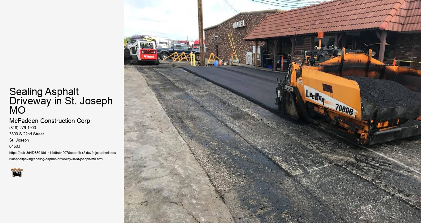 Sealing Asphalt Driveway in St. Joseph MO