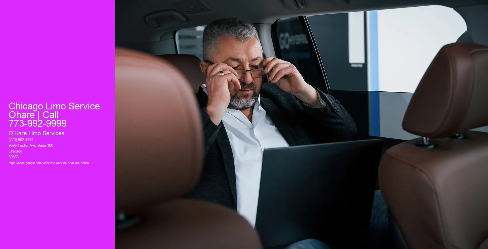 Chicago Limo Service Ohare | Call 773-992-9999